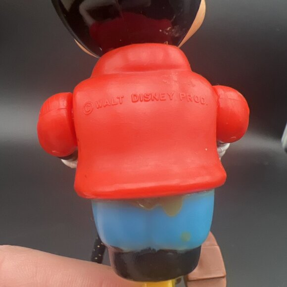 VTG Mickey Mouse on Tricycle that Pedals 1977 Walt Disney Productions Hong Kong - Picture 6 of 15